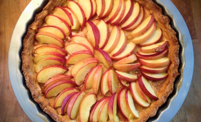 Tarte aux pêches, französisch