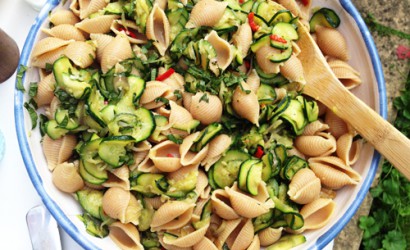 Pasta mit Zucchini & Minze