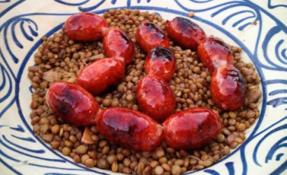 Mallorca 1 : Chorizo mit Linsen und Gemüse
