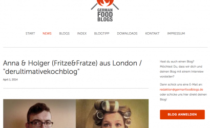 Interview bei German Food Blogs