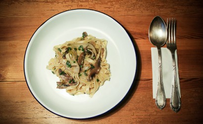 Tagliatelle mit Chicorée & Pilzen