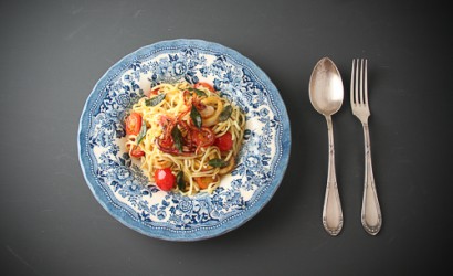 Pasta mit Kalmar, Tomaten & Salbeibutter
