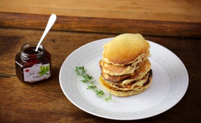 Apfel-Pancakes mit Thymian