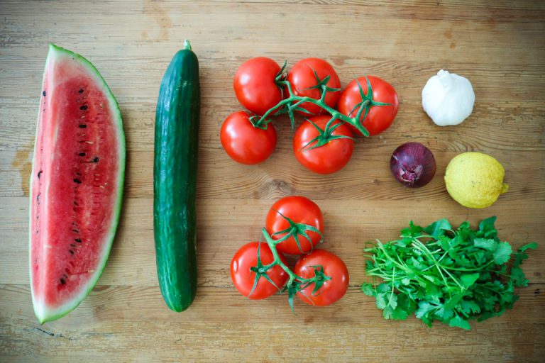 WASSERMELONEN-TOMATEN-GURKEN-GAZPACHO MIT SALSA | derultimativekochblog