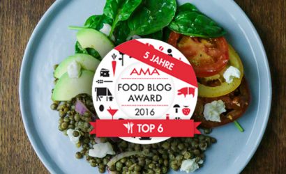 TOP 6 BEIM AMA FOOD BLOG AWARD IN DER KATEGORIE „FOODBLOG GESAMT“