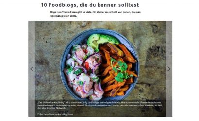 10 FOODBLOGS, DIE DU KENNEN SOLLTEST/NGIN FOOD