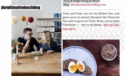 PLATZ 3 BEIM AUSTRIA FOOD BLOG AWARD & IN EINER ZEITSCHRIFT SIND WIR AUCH! BAM!